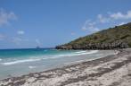 Turtle Beach, em St. Kitts, no Caribe